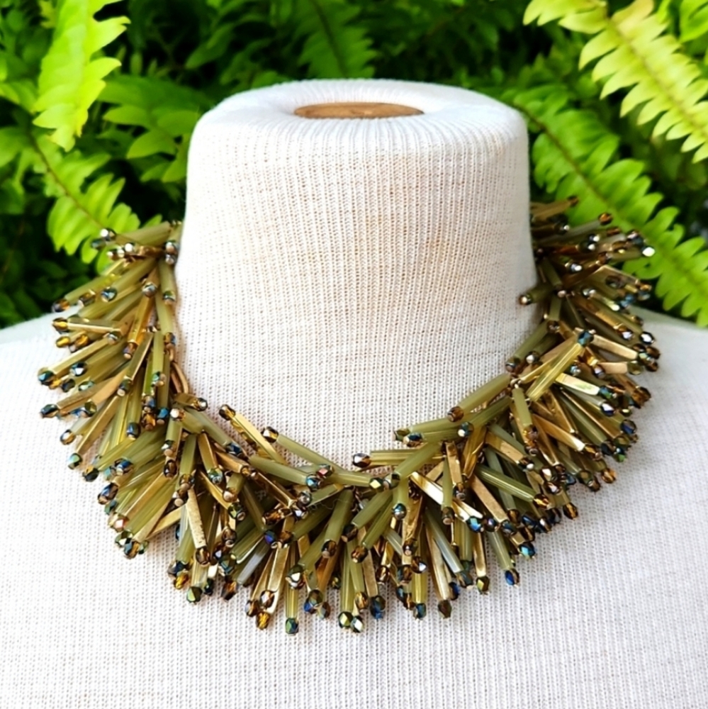 J. Crew Vintage Matchstick Statement Necklace